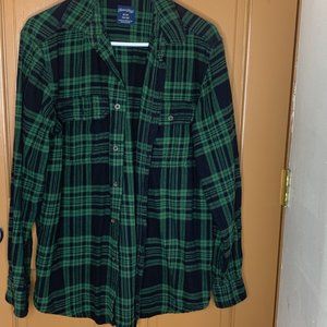 Mens small flannel button up